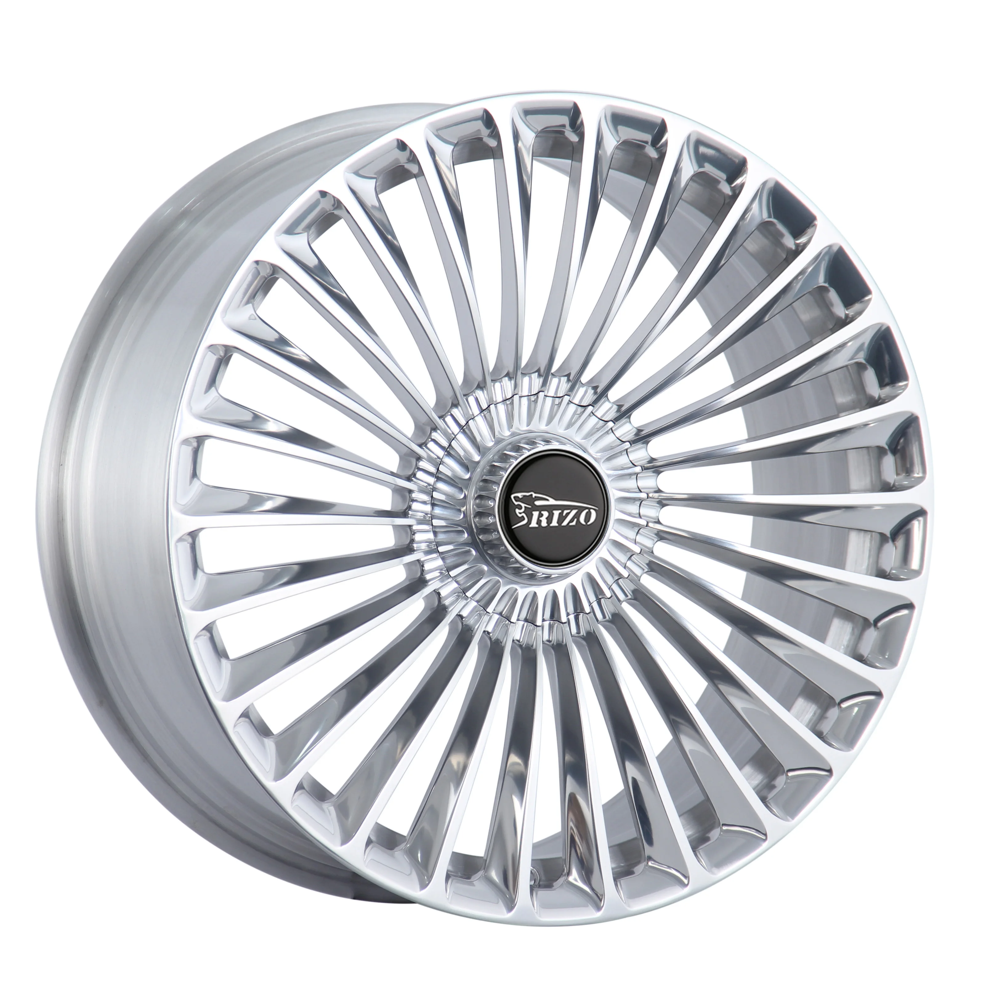 Rizo design 5833F custom luxury monoblock multi spoke via jwl forged wheels