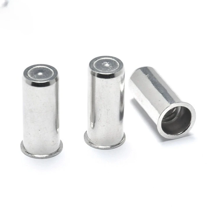 Flat Head Close End Waterproof Self Clinching Nut Round Head Solid Steel Rivets