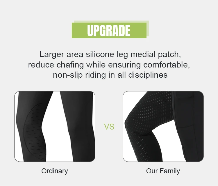 Custom Women Equestrian Pants Silicone Non-Slip Tight Horse Riding Leggings Breeches Equestrian Competition Pants