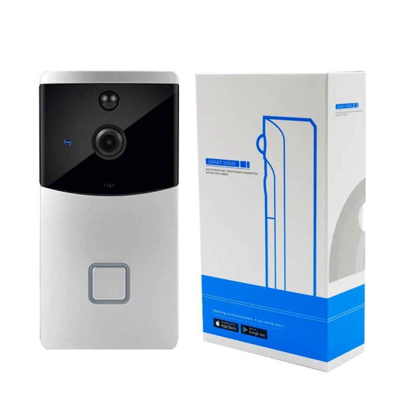 VESAFE M2 WiFi Network Camera 2MP 1080P Visual Doorbell Ring Dingdong USB Rechargeable Ubox APP Wireless Home Security Doorbells