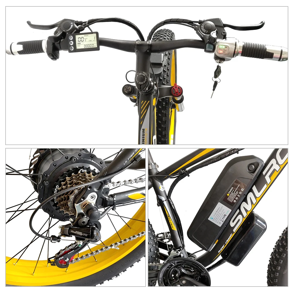Fastest In The World Electric City Bike 26 Inch 500W Electric Mountain Bike Aluminum Alloy Frame Full Shock Absorber
