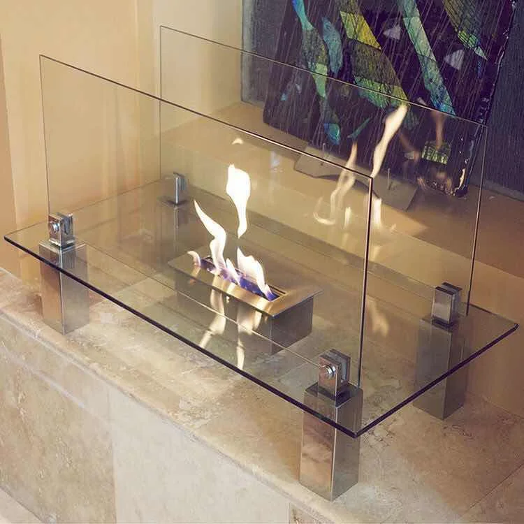 3-19mm Fireproof Glass for Fireplaces Price