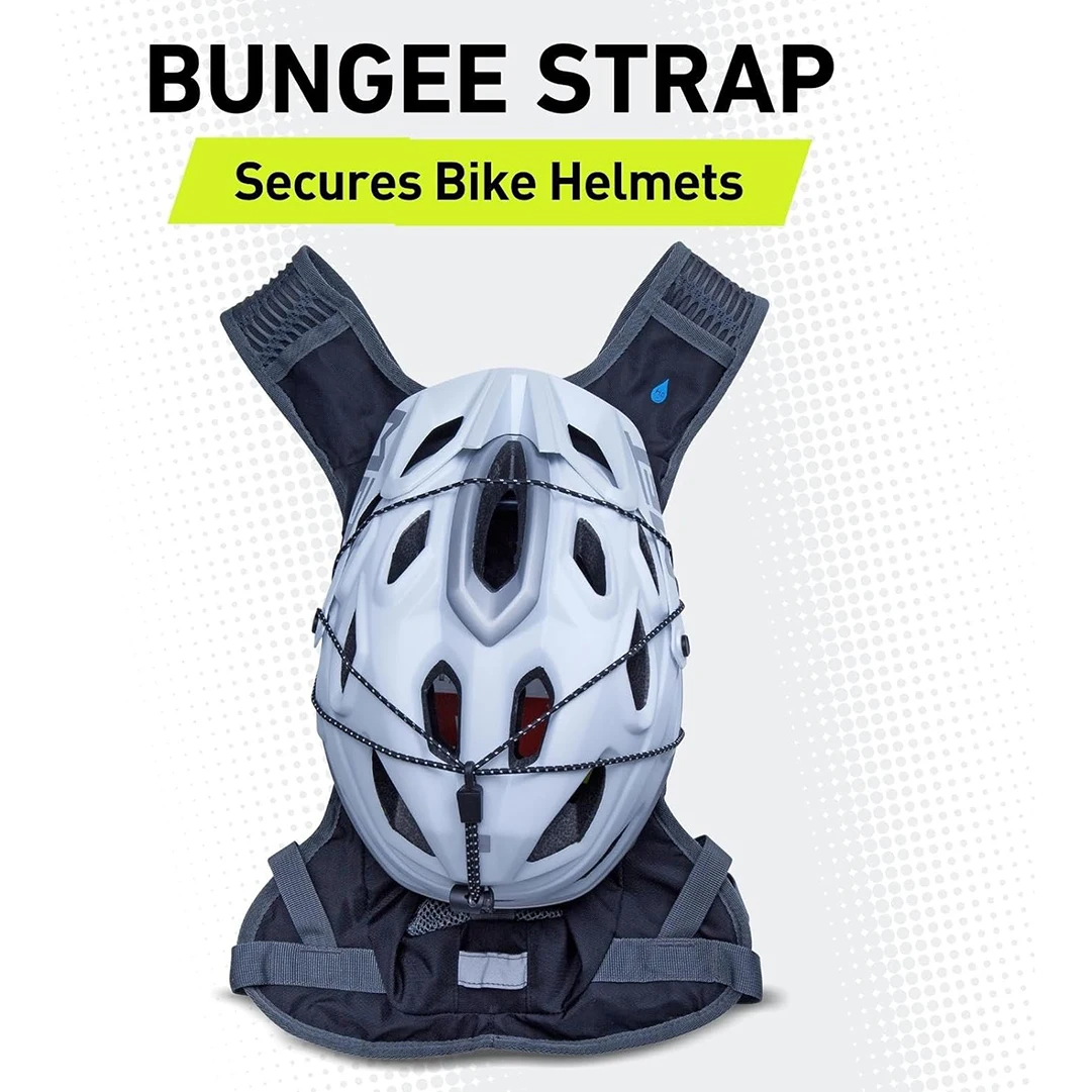 Lightweight 2L Hydration Pack Insulated Nylon Water Bladder High Flow Bite Valve Running Backpack Storage Outdoor Activities