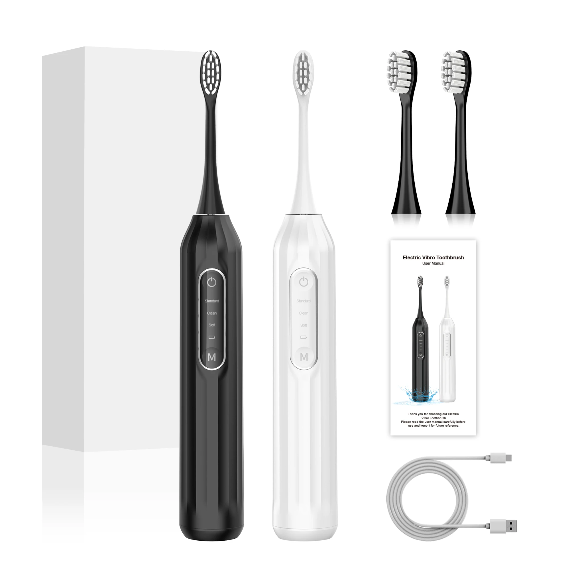 Sonic Vibration Toothbrush Electric Multi-Function Rechargeable Toothbrush IPX7 Waterproof Toothbrush
