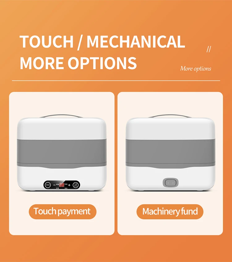 Multi-purpose machine stainless steel cooking electric lunch box with SS 304 bowl