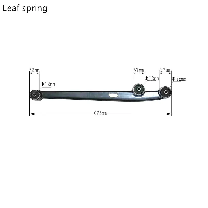 Front rear leaf spring for trailer cart RV, golf cart leaf spring suspension