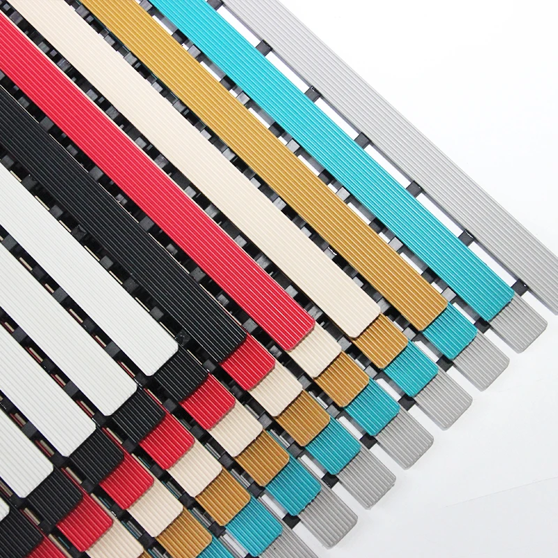 Rubber anti-slip backing hotel home bath mat toilet massage foot mat bathroom spa shower mat