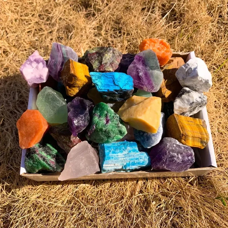 Wholesale Rough Stone Raw Healing Gemstone Mineral Irregular Crystals  Citrine Natural crafts yellow rock for garden decor