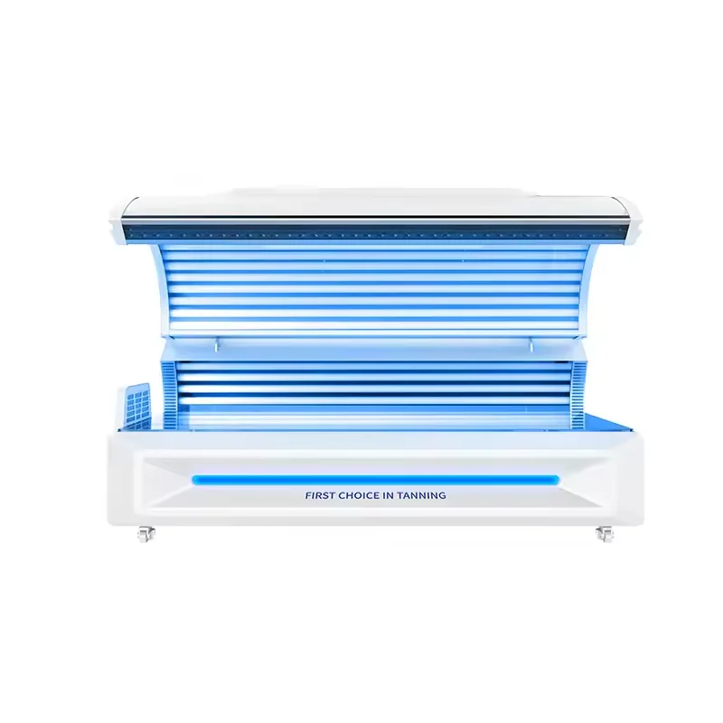 Professional spa capsule Solarium Cabin Tanning Machine Horizontal For Whole Body Tanning Bed Spray Sun Bathing Machine