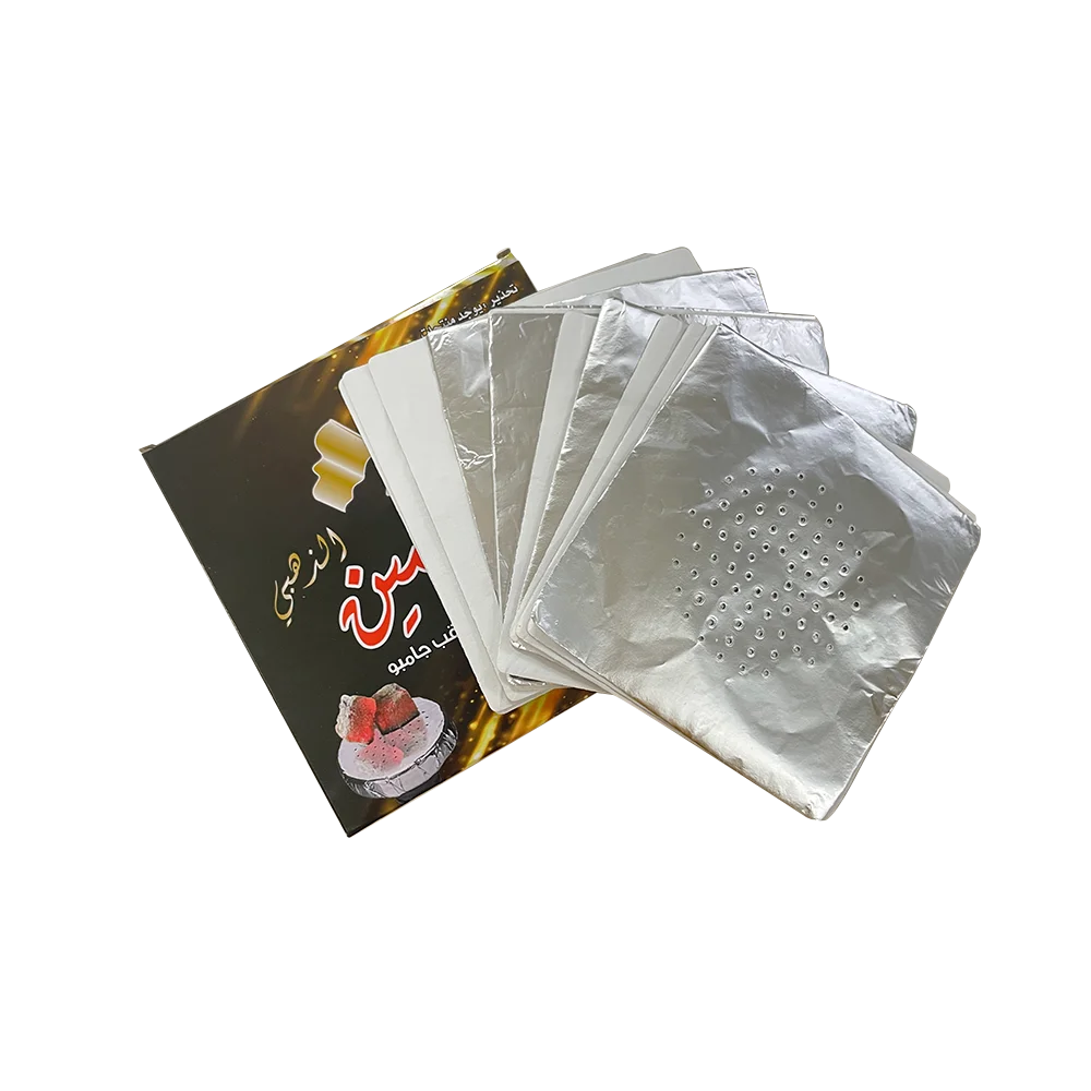 Hot Sales Products Hookah Accessories Aluminum Foil Hookah Shisha Foil Sheets With Hole