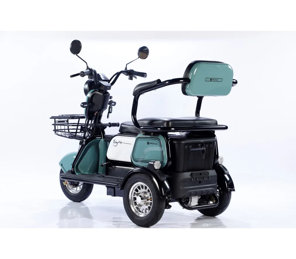 800W electric tricycle household small scooter three-seat adjustable electric tricycle electric tricycle turkey