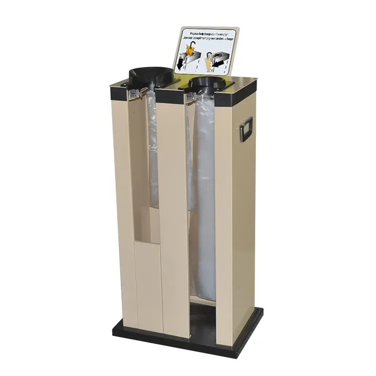 Newest Eco-Friendly Stainless Steel Automatic Wet Umbrella Bag Wrapper Machine