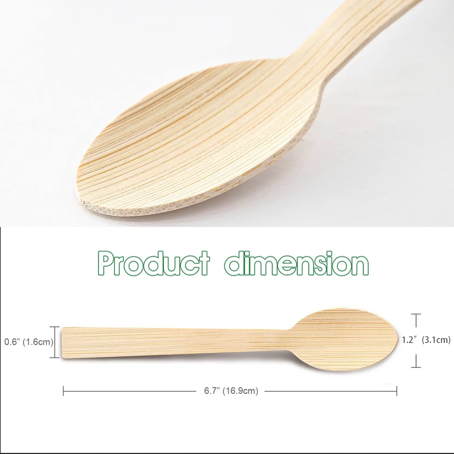 compostable dessert spoon
