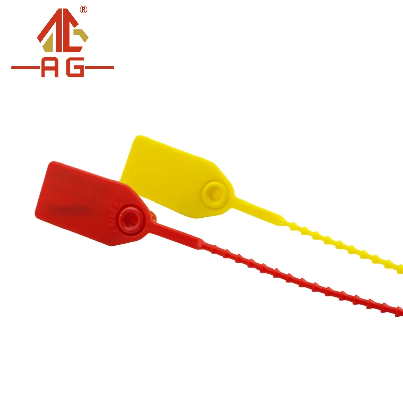 AG-Z025 Airtight Seal Plastic Bag Plastic Seal Plastic Beaded Disposable Tamper Seals