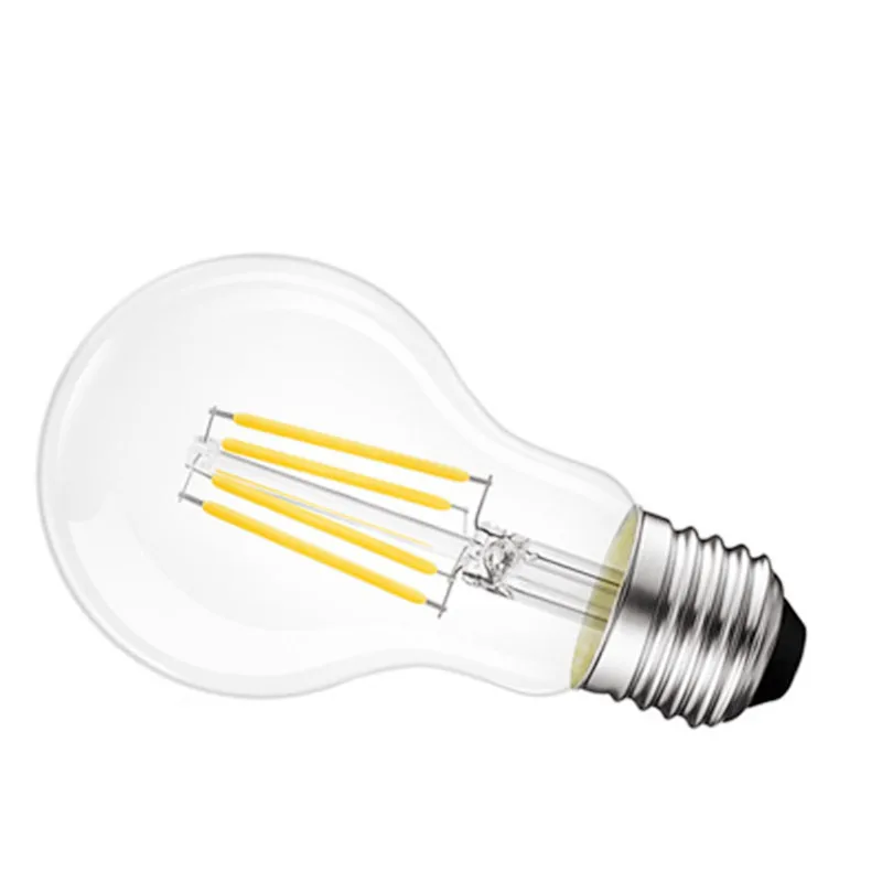 CX-Lighting декоративная светодиодная лампа накаливания A60 с прозрачным янтарным стеклом 6 Вт B22 E27 Светодиодная регулируемой
