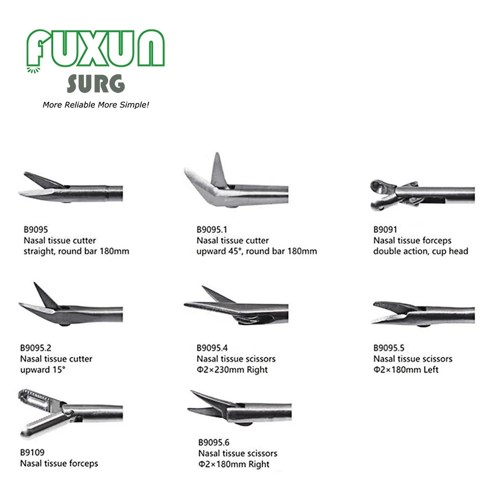 Premium Rhinology  ENT Base of Skull Instruments 180 230 mm Nasal Tissue Cutter Forceps Scissors