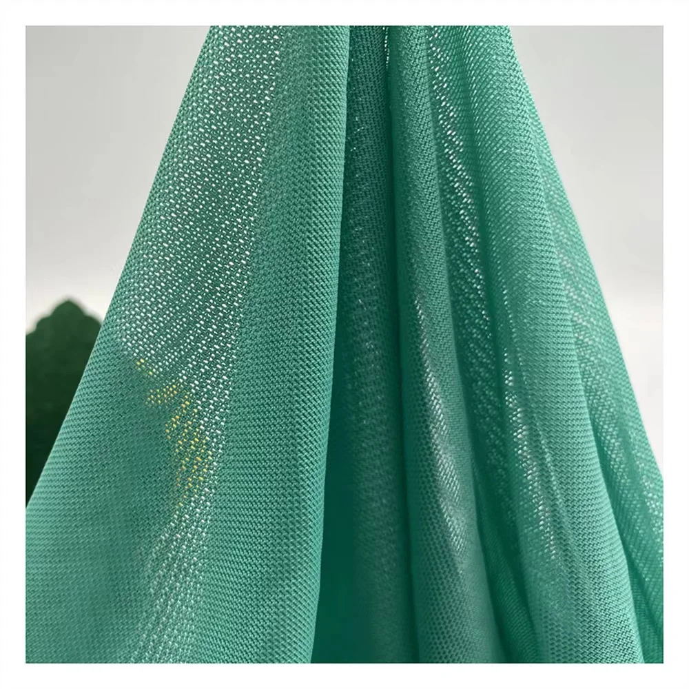 Elastic Nude Skin Human-like Color Stretch Power Mesh Soft Polyester Spandex Lingerie Net Fabrics