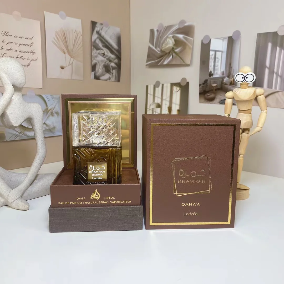 Eau de dдухи KHAMRAH QAHWA 100 мл от Lattafa для мужчин и женщин стойкие дубайские Арабские духи