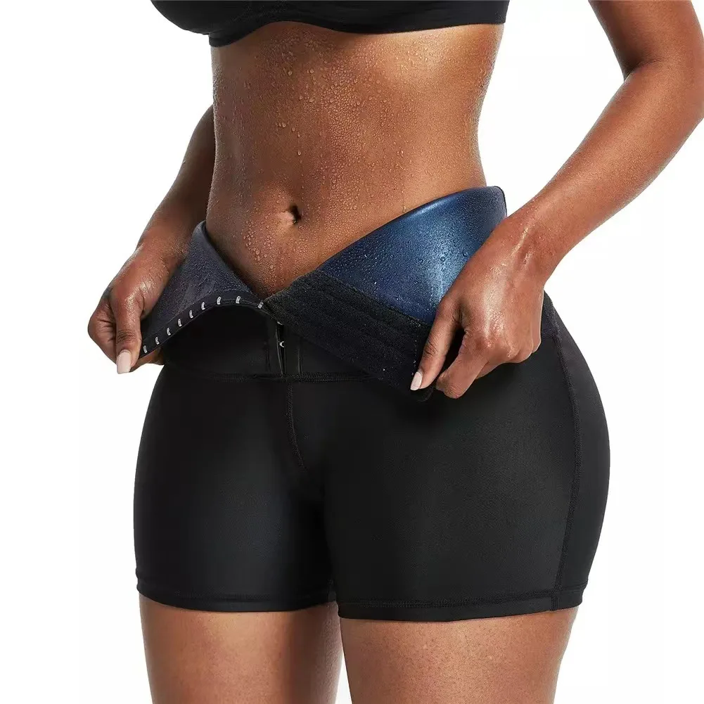Slimming Pants Waist Trainer Shapewear Tummy Hot Thermo Sweat Leggings Fitness Workout Sweat Sauna Pants Body Shaper