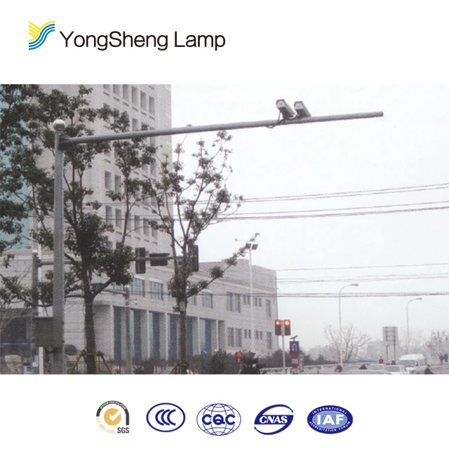 6.5 6meter 8meter Galvanized Traffic and Telescopic cctv Camera Monitor Mast Steel Pole