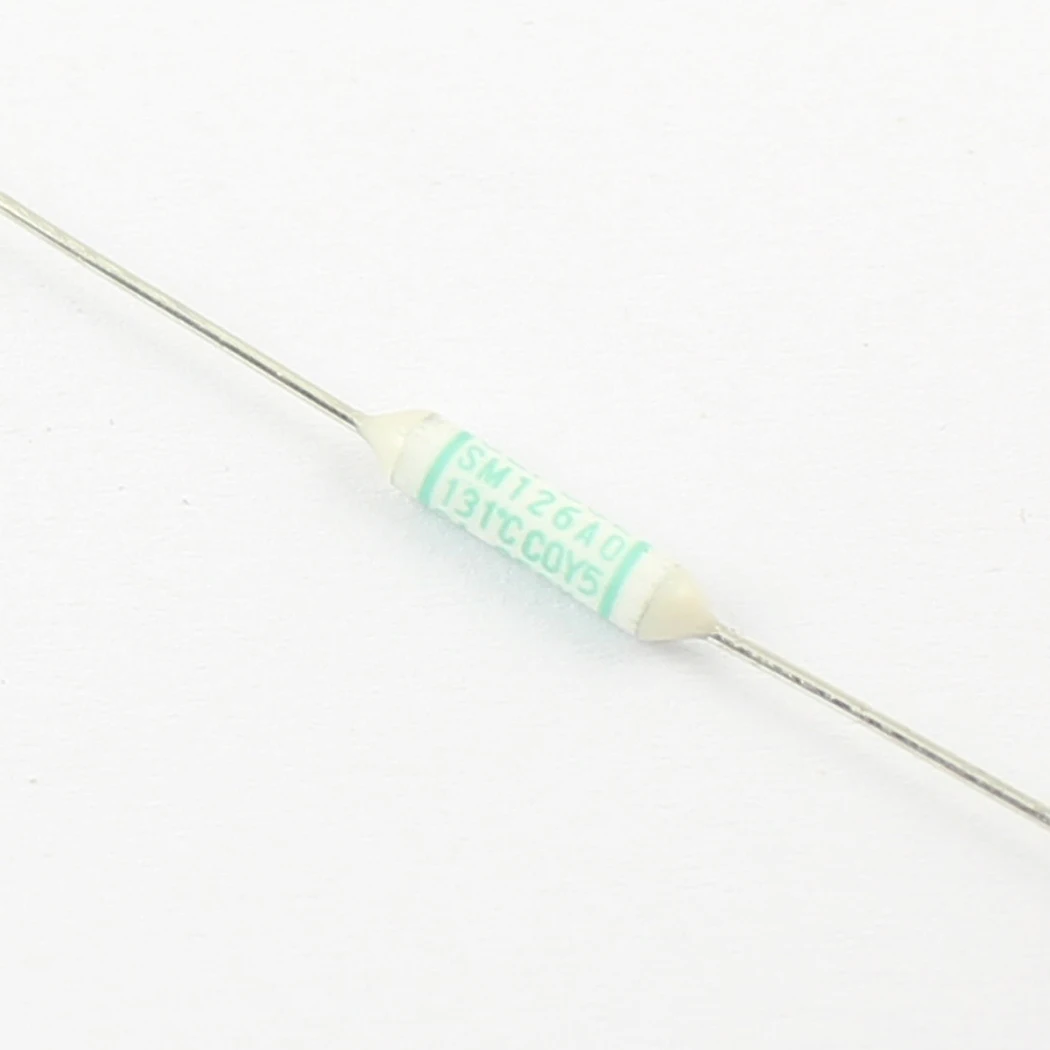 Microtemp Axial SM Thermal Fuse 131 Degree TF Cutoff 2A 250V SM126A0