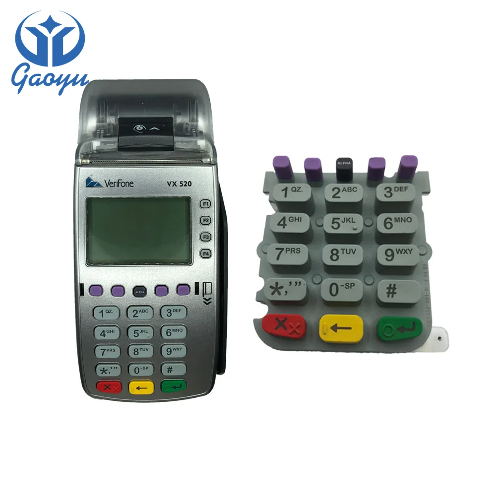 Силиконовая клавиатура Pos для клеммной клавиатуры машины Verifone VX520 VX690 VX675 pos.