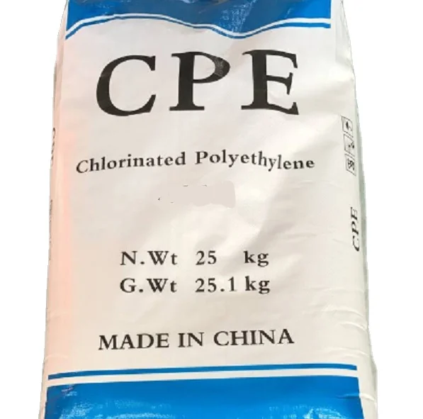 High Quality CPE 135A Chlorinated Polyethylene 135A  IMPACT MODIFIER  CPE135A  PVC ADDITIVE CPE3135