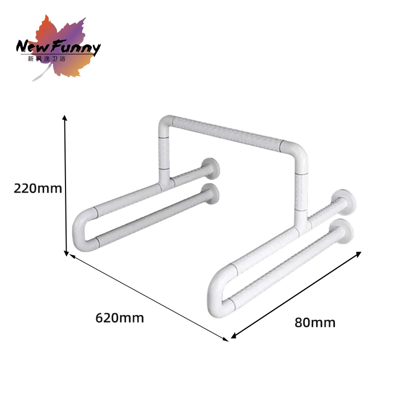 Stainless Steel Stable Armrest Elderly Anti-skid Senior Balance assist Bathroom Toilet Safety Handrails Disabled Toilet Grab Bar