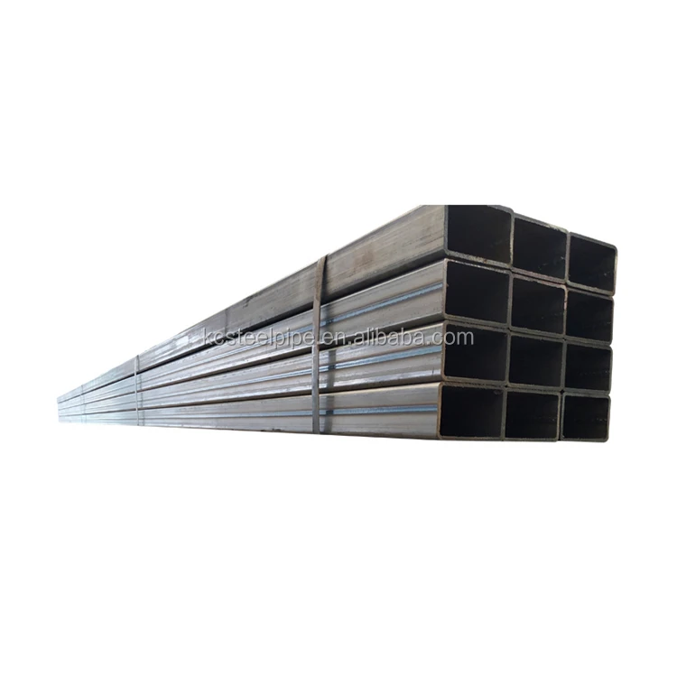 q235b a53 a106b ERW square tube/pipe price carbon steel tube for construction structure