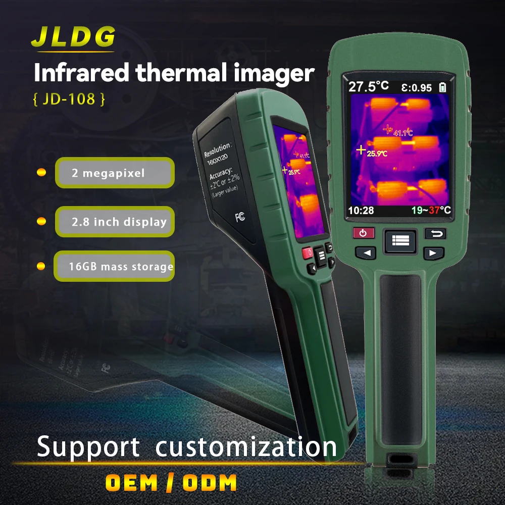 Good Quality Jinlide JLDG JD-108 factory direct sale hand-held hd thermal usb  imaging camera