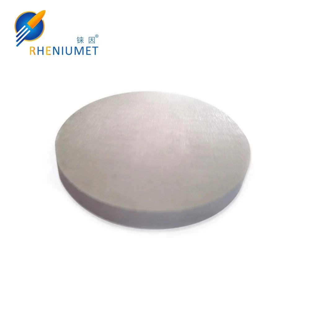 1-10inch round Ruthenium target, high purity 99.95% purity Ru sputtering target