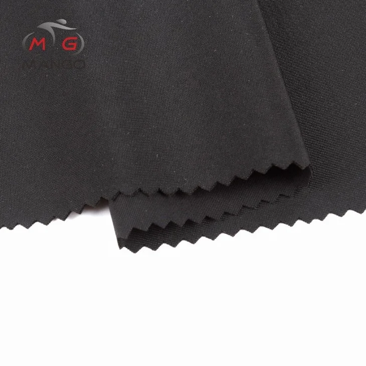 china supply black cycling wear thick recycle nylon spandex fabric