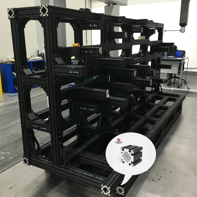 Free sample 2020 4040 2060 2080 6063 T5 industrial alloy extrusion profile sign extrude v slot aluminium profiles aluminum