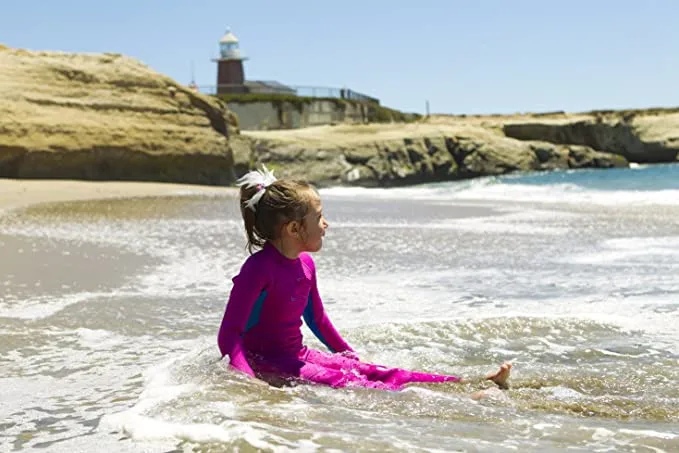 2.5mm Kids Long Wetsuit, Full Body Thermal Neoprene Swimsuit, Back Zip Wet Suit for Scuba Diving, Swimming, Surfing