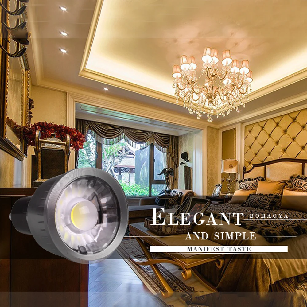 
Nordic Standard Dim to Warm Bathroom Waterproof Dimmable LED Spot Light IP65 Spotlight 