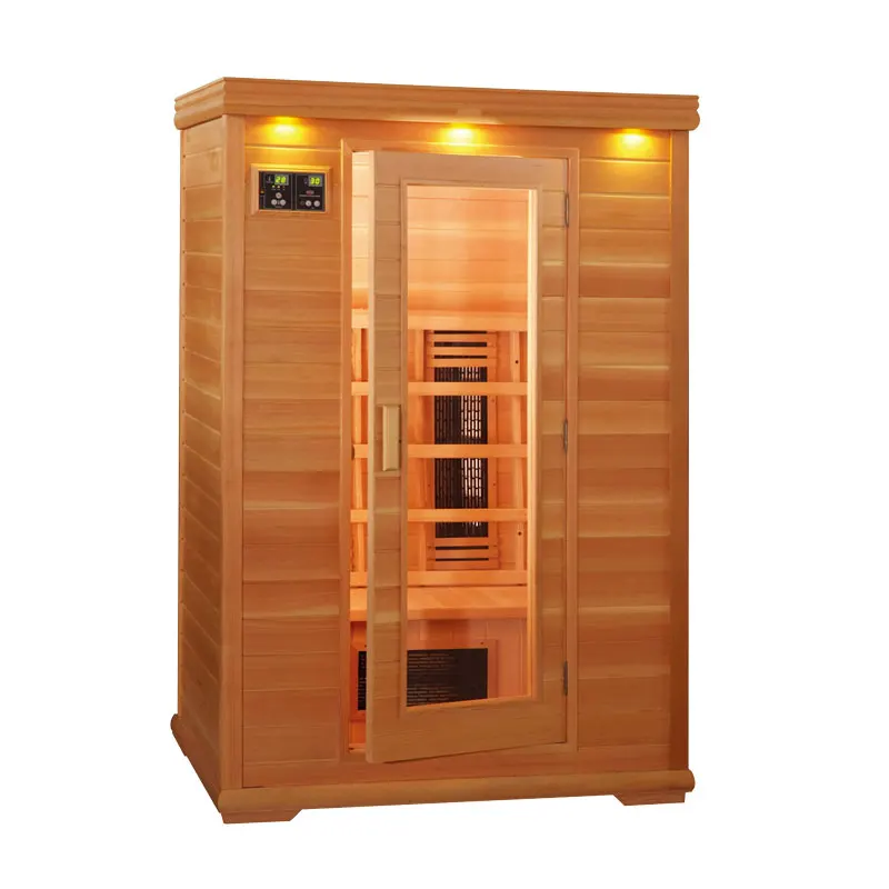 Factory Mobile Home Sauna Canadian Hemlock Infrared Sauna Cabin Room Fico