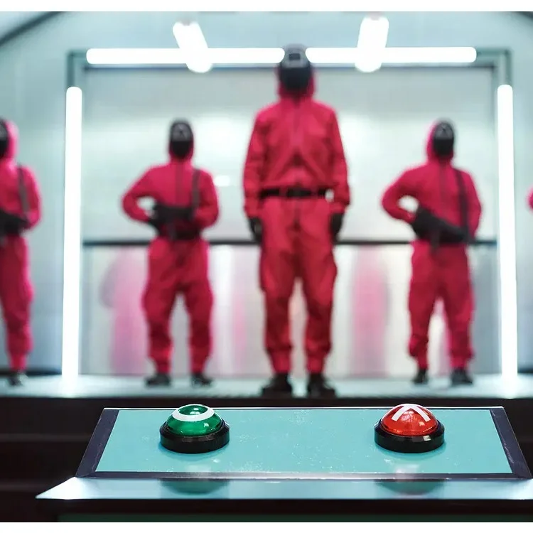 Cosplay Full Body One Piece Suit Halloween Costume Squid Game Jumpsuit with Belt G loves