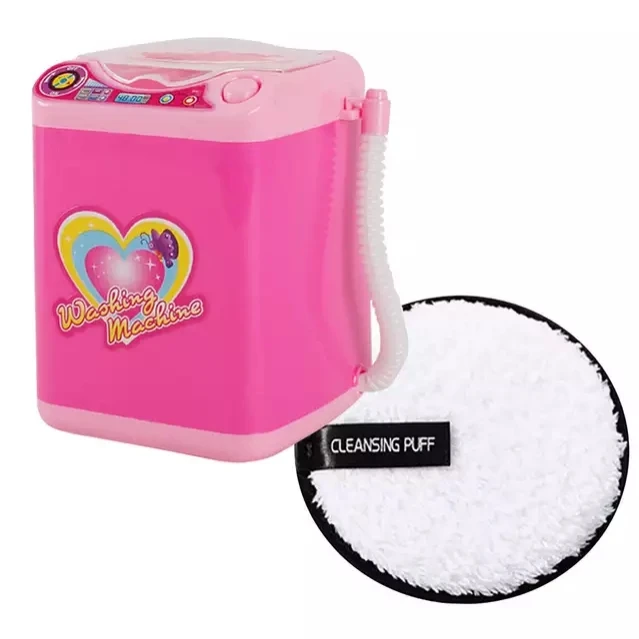 Makeup Brush & Cleansing Puff Sponge Cleaner Device Automatic Washer Machine