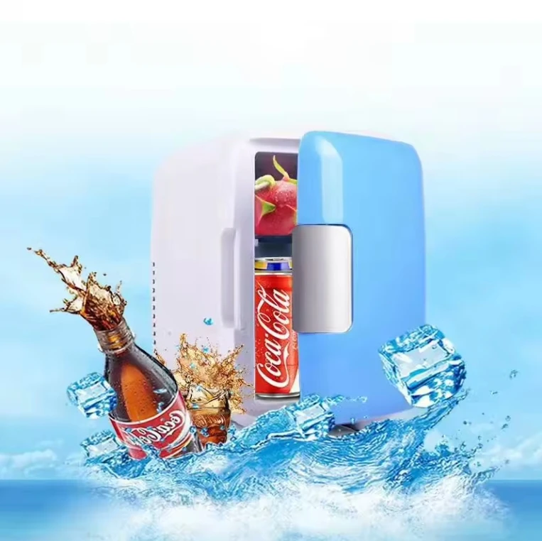 Mini Freezer Car Fridges Mini Refrigerator 4L Car Small Fridge Portable Cold And Hot Fridge