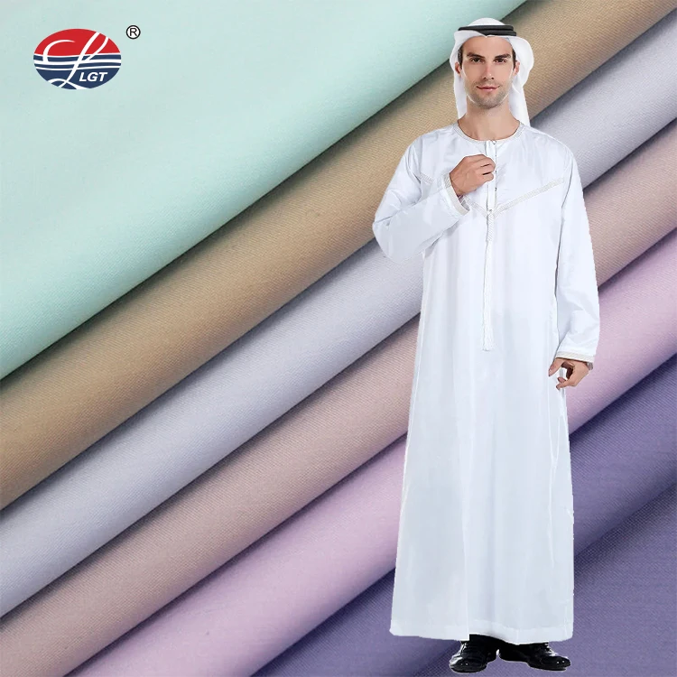 Custom Color microfiber modal hijab nida Jilbab fabric muslim dubai abaya robes fabric for Arabian Robe