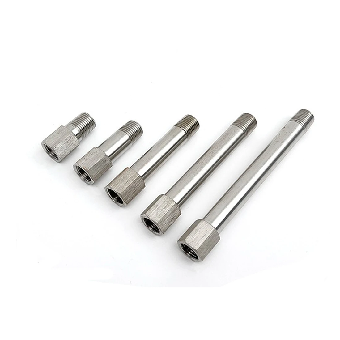 SS 304 Mold Extended Nipple 1/8 PT 1/4 PT Male and Female Fittings Extend Bar 304 Long Thread Pipe Barrel