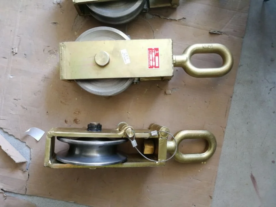 OEM Quality Tighten Up Conductor Wire Cable Pulley Block Small Wire Rope Ending Block