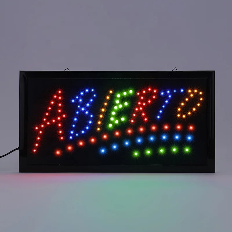 Factory direct 48*25cm lamp beads led lights board illuminated advertising signs