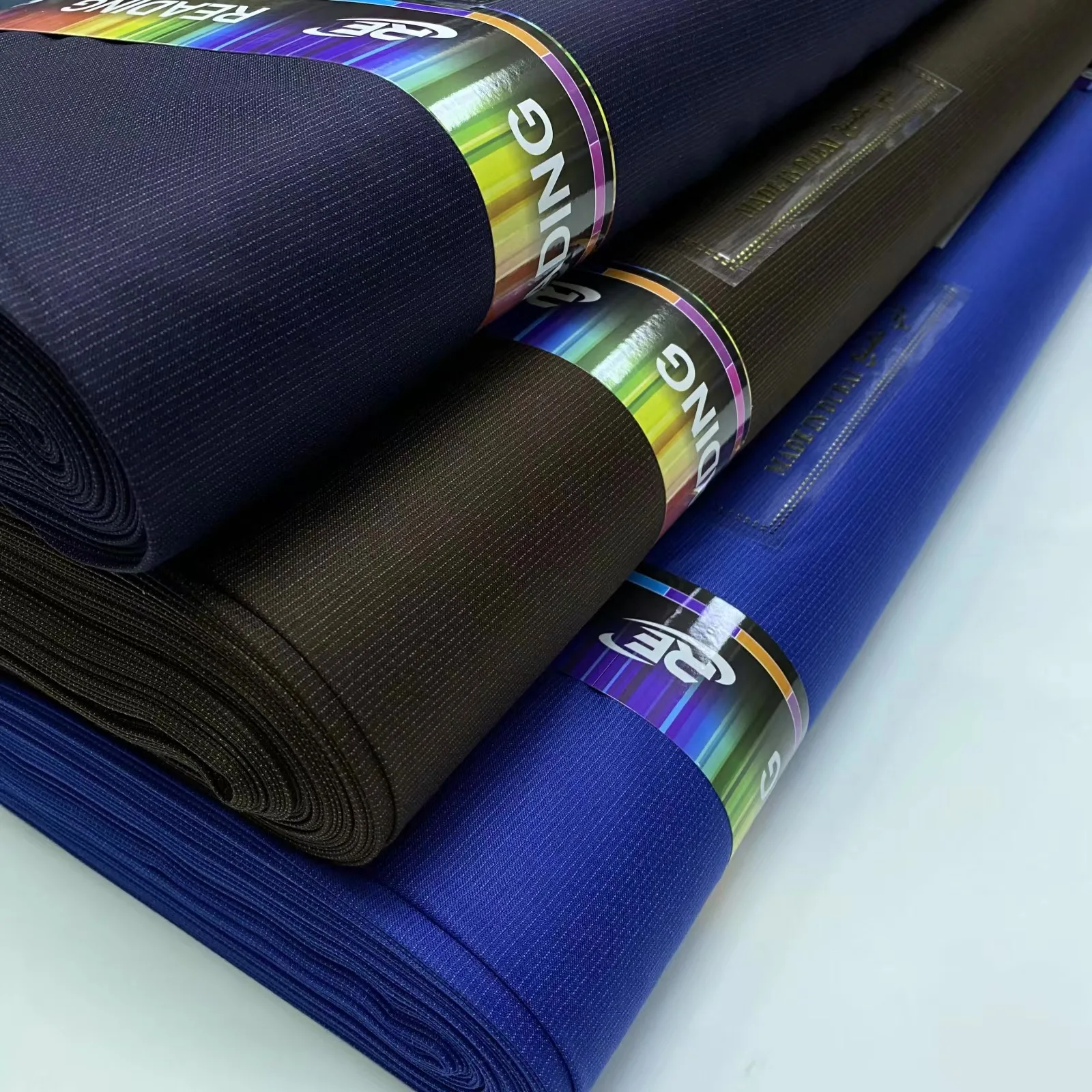 Mikemaycall Wholesale high quality fashion cashmere yarn check italian 50% wool 50% polyester TR suit fabric