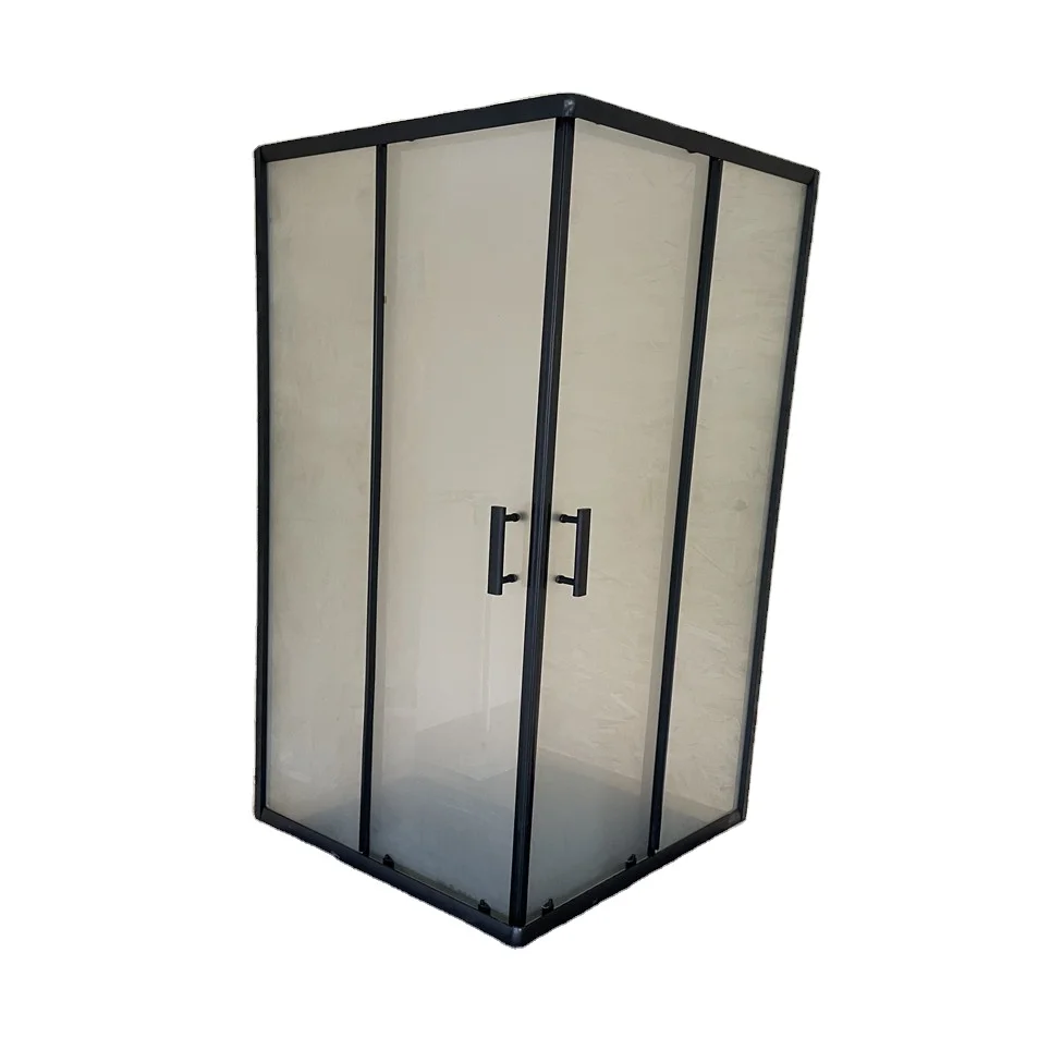 Hot selling shower cabin moving doors shower cubicle tempered glass hot selling shower sliding door