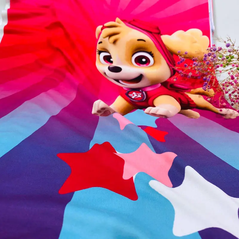 custom designed cartoon fabric printing lovely animals patterns DBP knitted fabric