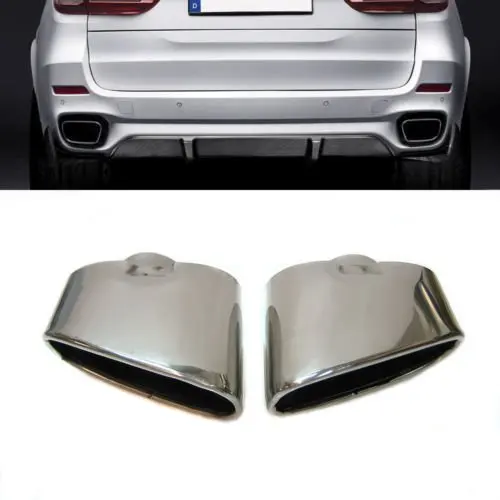T304 Stainless steel exhaust pipe muffler tip for BMW X5 E70