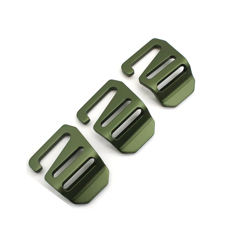 Customized Logo 25mm Backpack Accessories Durable Thickening Type  G Hook Aluminum Buckle