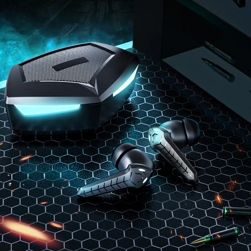 Беспроводные Игровые наушники P36 TWS Bt 5 1 с зарядным футляром спортивные стерео 9D