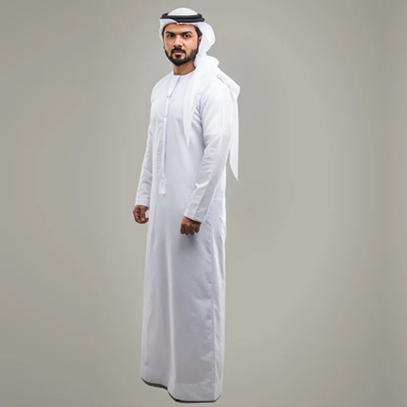 Аль Азил Тоб 100% полиэфирные ткани Daffah Thawb саудовские аравийские халаты